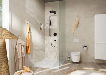 Ornament shower Hansgrohe select comfort s termostatic, 2 functii,  negru mat