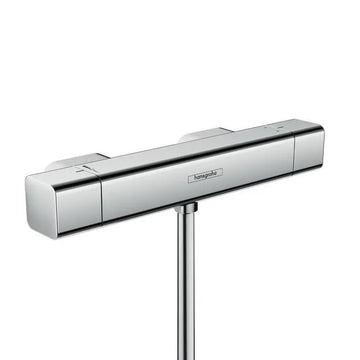 Baterie dus termostatica ecostat Hansgrohe e, crom