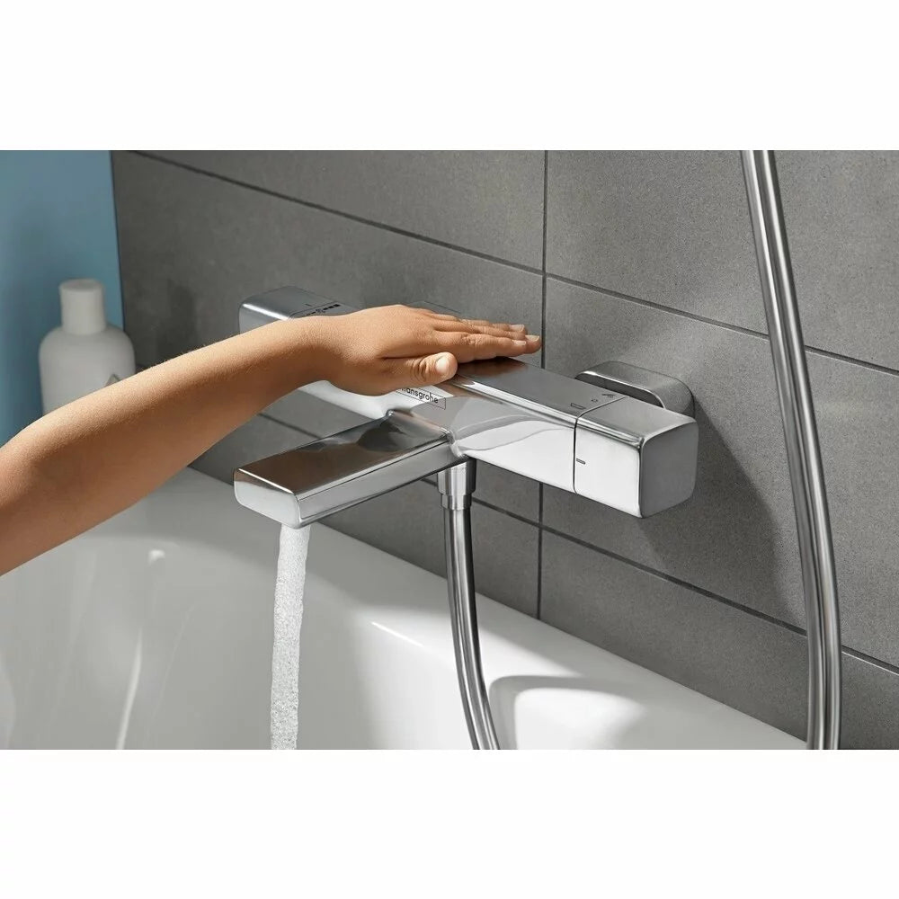 Baterie cada termostatica Hansgrohe Ecostat E crom, termostatata