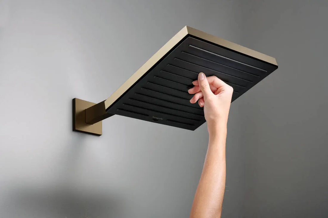 Cap dus Hansgrohe Pulsify e 260 1 jet, brushed bronze