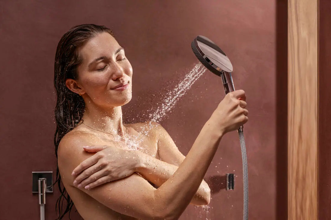 Para dus Hansgrohe Raindance alive select s 125, 3 jeturi, crom