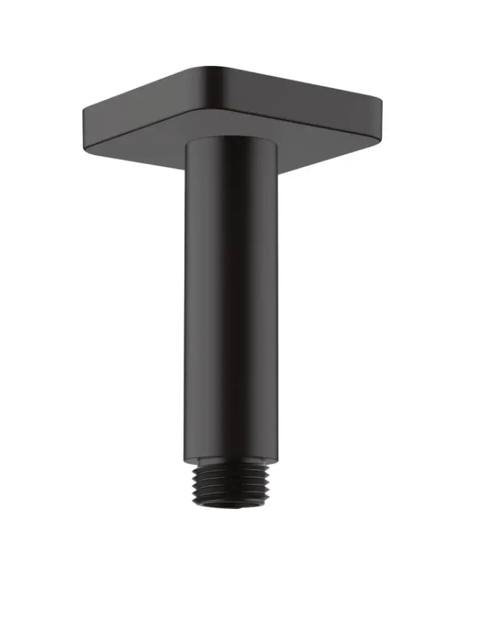Prelungire brat dus Hansgrohe Vernis Shape 100 mm, cu prindere din tavan, negru mat