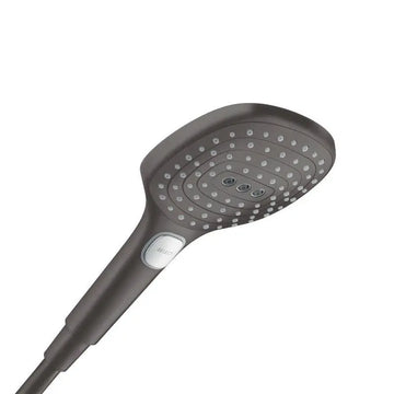 Para raindance Hansgrohe select E120  3 jet, brushed black chrome, crom lucios