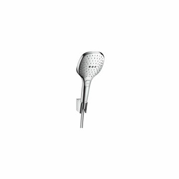 Set dus raindance Hansgrohe select e 120 , 3 jeturi , cu porter, crom