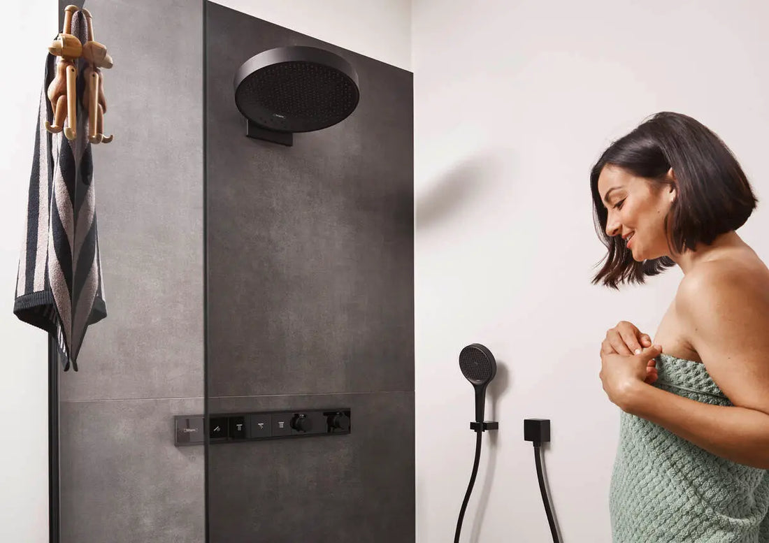 Para dus Hansgrohe Rainfinity 130 3 jet, matt black