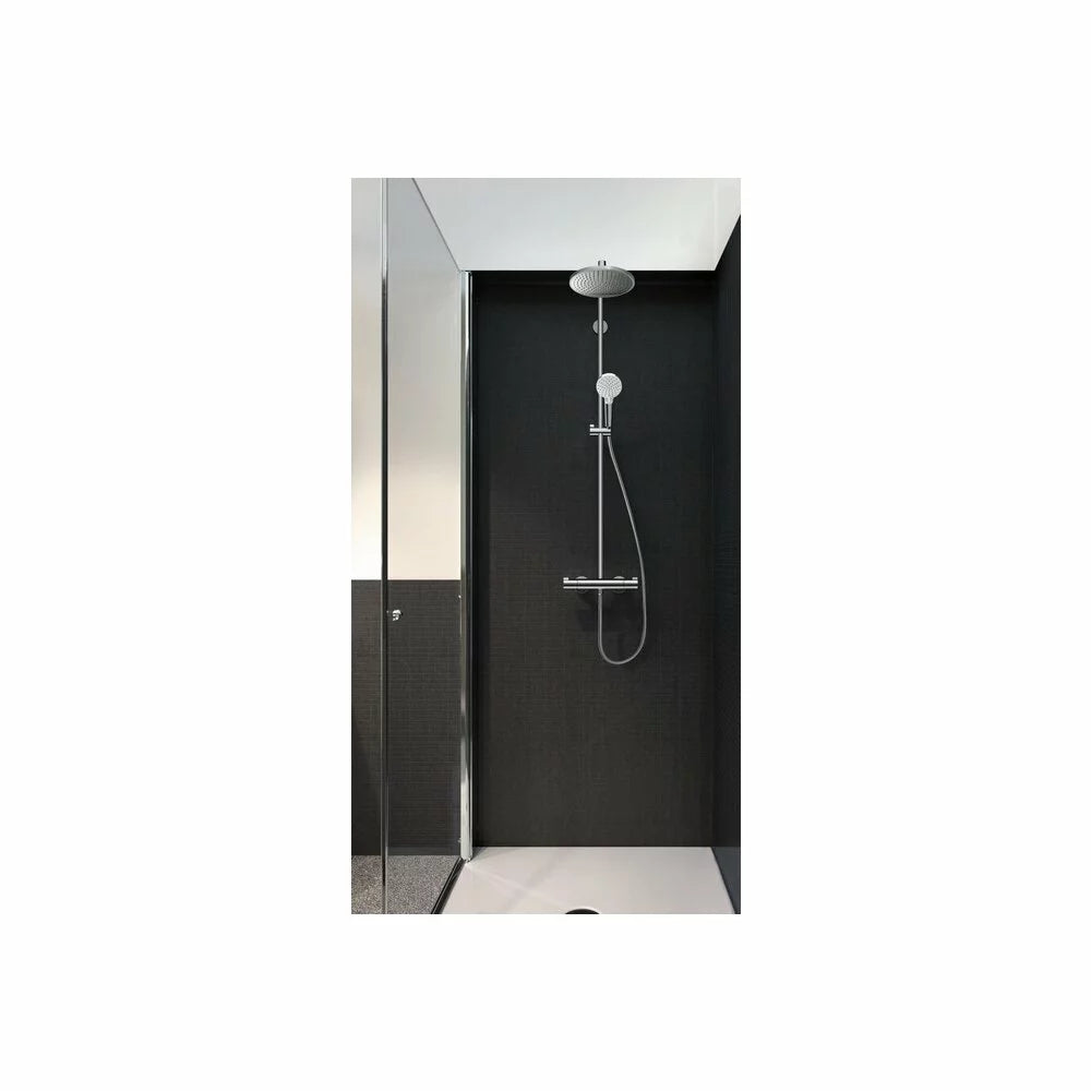 Sistem dus Hansgrohe Crometta S 240 cu termostat, termostatata, 1 jet