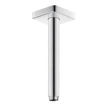 Brat Hansgrohe dus e 300 mm, cu ornament patrat si montaj din tavan