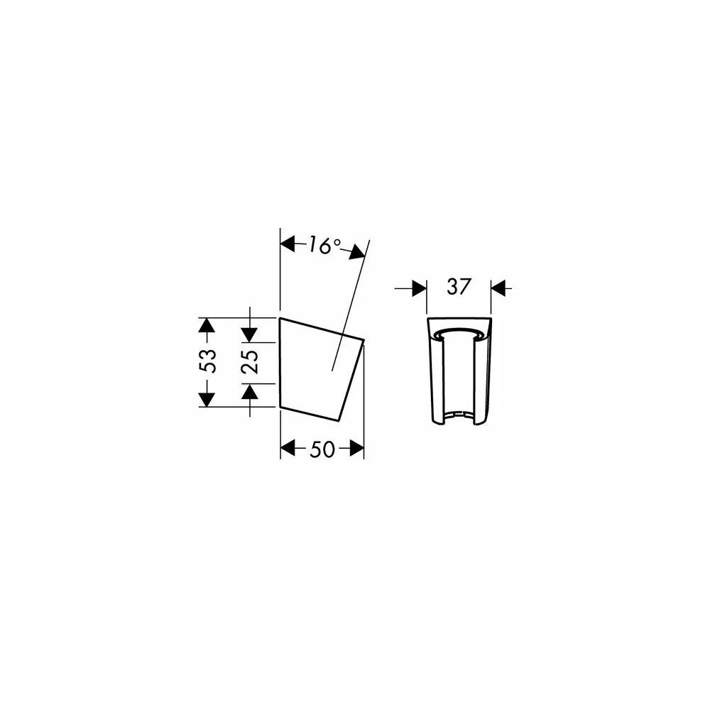 Hansgrohe Porter furtun dus conic crom, universal