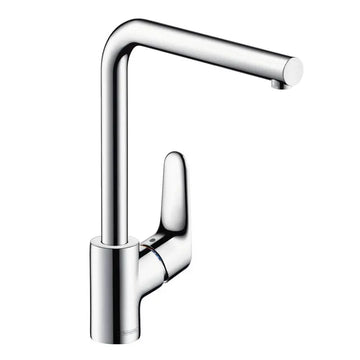 Baterie bucatarie pipa "l" focus Hansgrohe E2, crom lucios