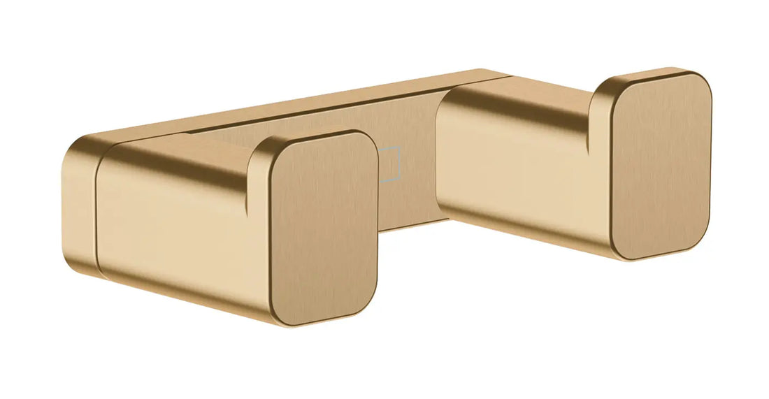 Carlig dublu Hansgrohe Addstoris brushed bronze