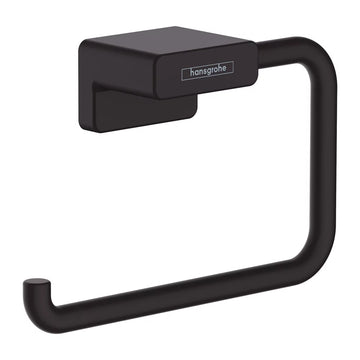 Suport hartie igienica fara aparatoare addstoris Hansgrohe  negru mat