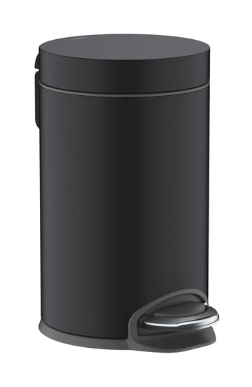 Cos gunoi cu pedala addstoris, Hansgrohe negru mat