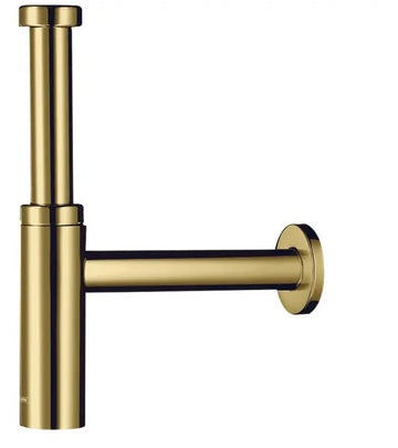 Sifon lavoar Hansgrohe s polished gold optic, negru mat