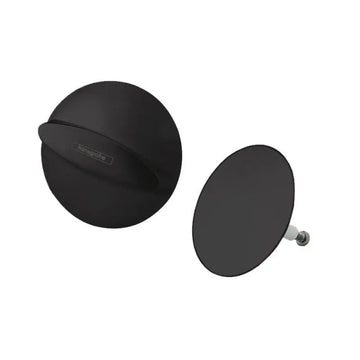 Set Hansgrohe flexaplus s cu preaplin, ventil si sifon pentru cada, negru mat