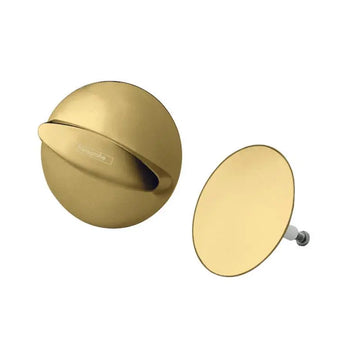 Set Hansgrohe flexaplus s cu preaplin, ventil si sifon pentru cada, polished gold optic, antracit mat