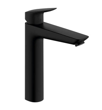 Baterie lavoar inalta logis Hansgrohe 190, negru mat