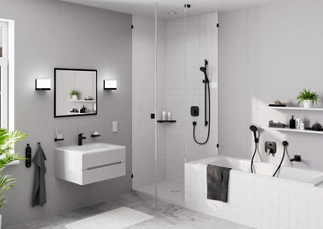 Baterie lavoar logis Hansgrohe 100 , negru mat