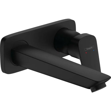 Ornament baterie incastrata lavoar logis Hansgrohe (necesita corp incastrat), negru mat