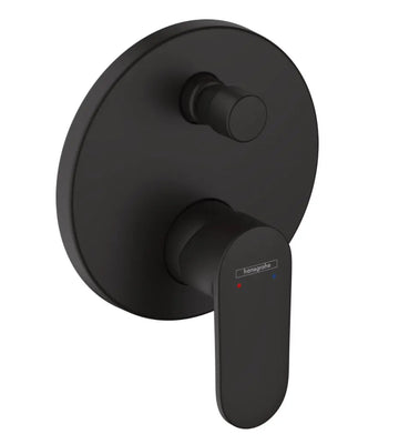 Ornament baterie incastrata cada vernis Hansgrohe blend, negru mat