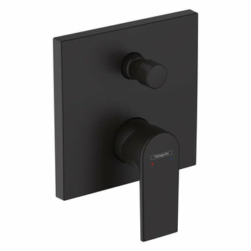 Ornament baterie incastrata cada vernis Hansgrohe shape, negru mat