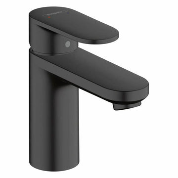 Baterie lavoar vernis Hansgrohe blend 100 cu ventil pop up, negru mat
