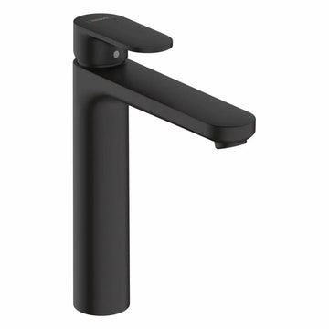 Baterie lavoar vernis Hansgrohe blend 190 cu ventil pop up, negru mat