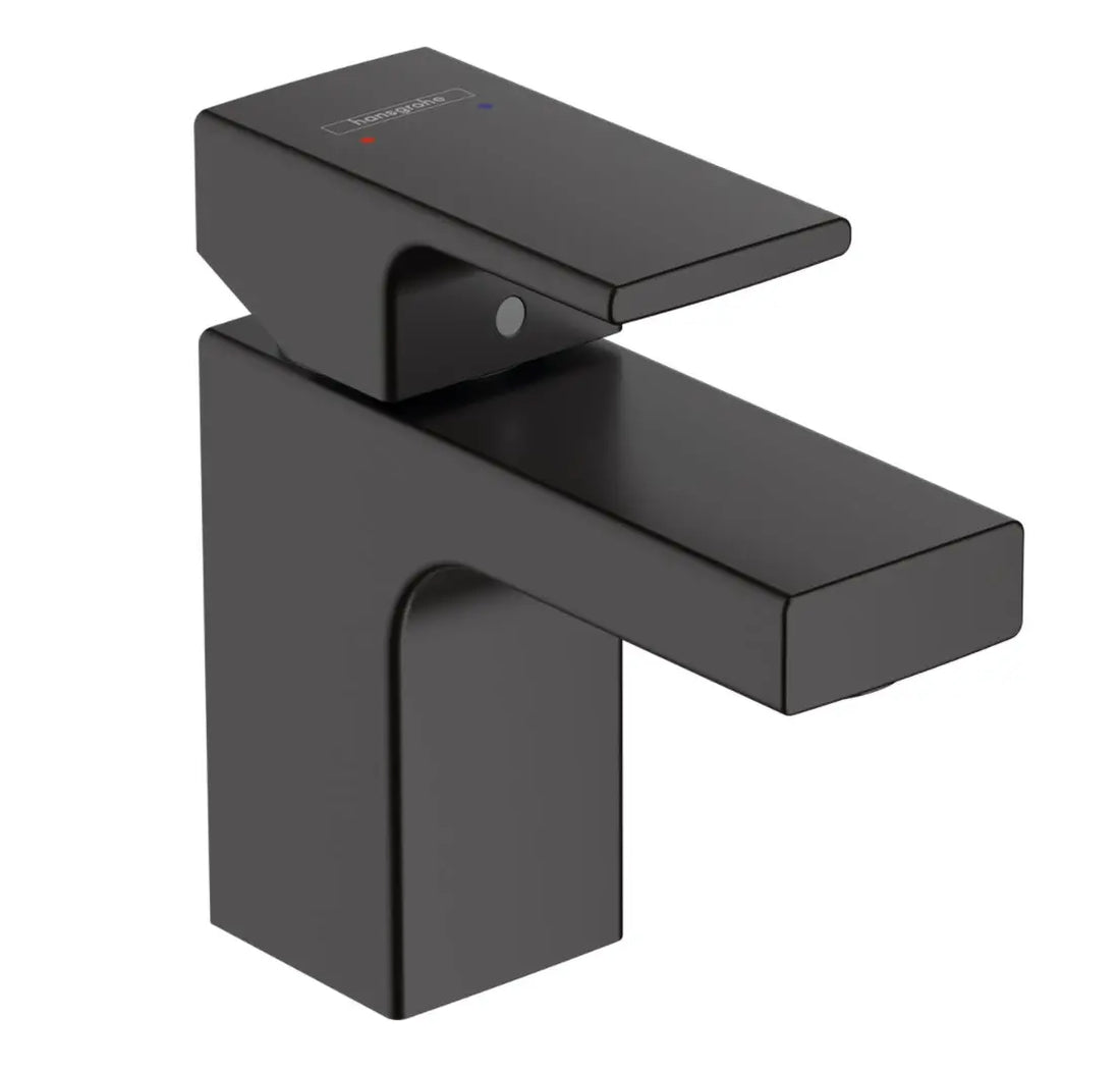Baterie lavoar Hansgrohe Vernis shape 70 cu ventil pop up, negru mat