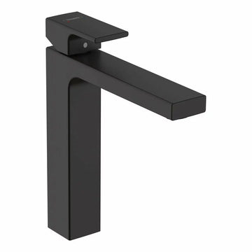 Baterie lavoar vernis Hansgrohe shape 190 cu ventil pop up, negru mat