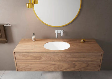 Ornament baterie incastrata lavoar vernis Hansgrohe blend pipa 205 mm, crom