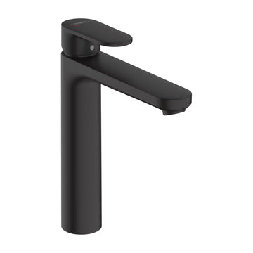 Baterie lavoar vernis Hansgrohe blend 190 fara ventil, negru mat