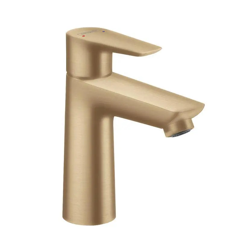 Baterie lavoar Hansgrohe Talis E 110 cu ventil, brushed bronze
