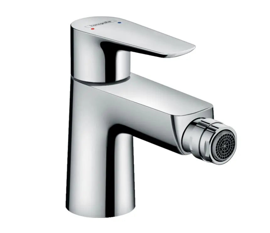 Baterie bideu Hansgrohe Talis E cu ventil, crom, 3/8''