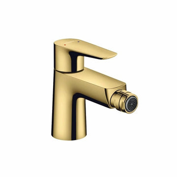 Baterie bideu talis Hansgrohe e cu ventil, polished gold optic