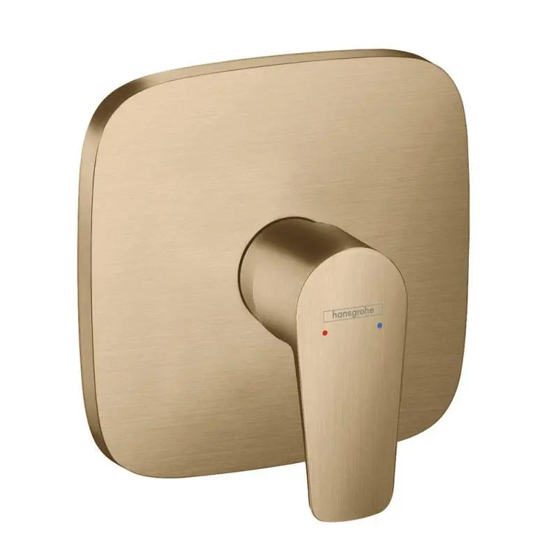 Ornament baterie dus Hansgrohe Talis E brushed bronze, necesita corp ingropat, montaj incastrat