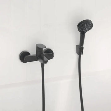 Baterie cada rebris Hansgrohe s, negru mat