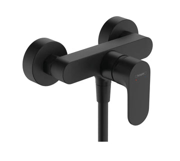 Baterie dus rebris Hansgrohe s, negru mat