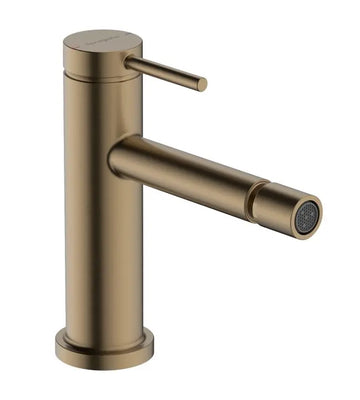 Baterie bideu tecturis Hansgrohe s, cu ventil pop-up, brushed bronze