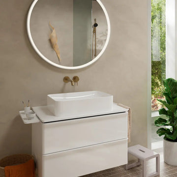 Ornament baterie incastrata lavoar tecturis Hansgrohe s pipa 16.5 cm , brushed bronze