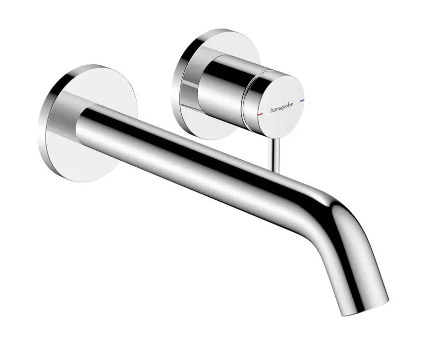 Ornament baterie incastrata lavoar Hansgrohe Tecturis S ecosmart plus, cu pipa 22.5 cm , crom