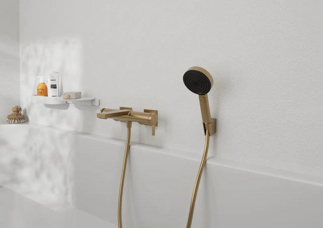 Baterie cada Hansgrohe Tecturis E brushed bronze