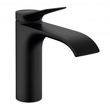 Baterie lavoar vivenis Hansgrohe 110 cu ventil pop-up, negru mat