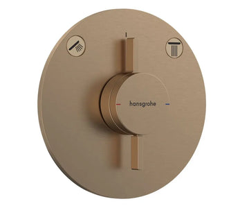 Ornament Hansgrohe baterie incastrata cada/dus duoturn s  2 functii, brushed bronze