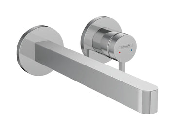 Ornament baterie incastrata lavoar finoris Hansgrohe 225 mm, crom