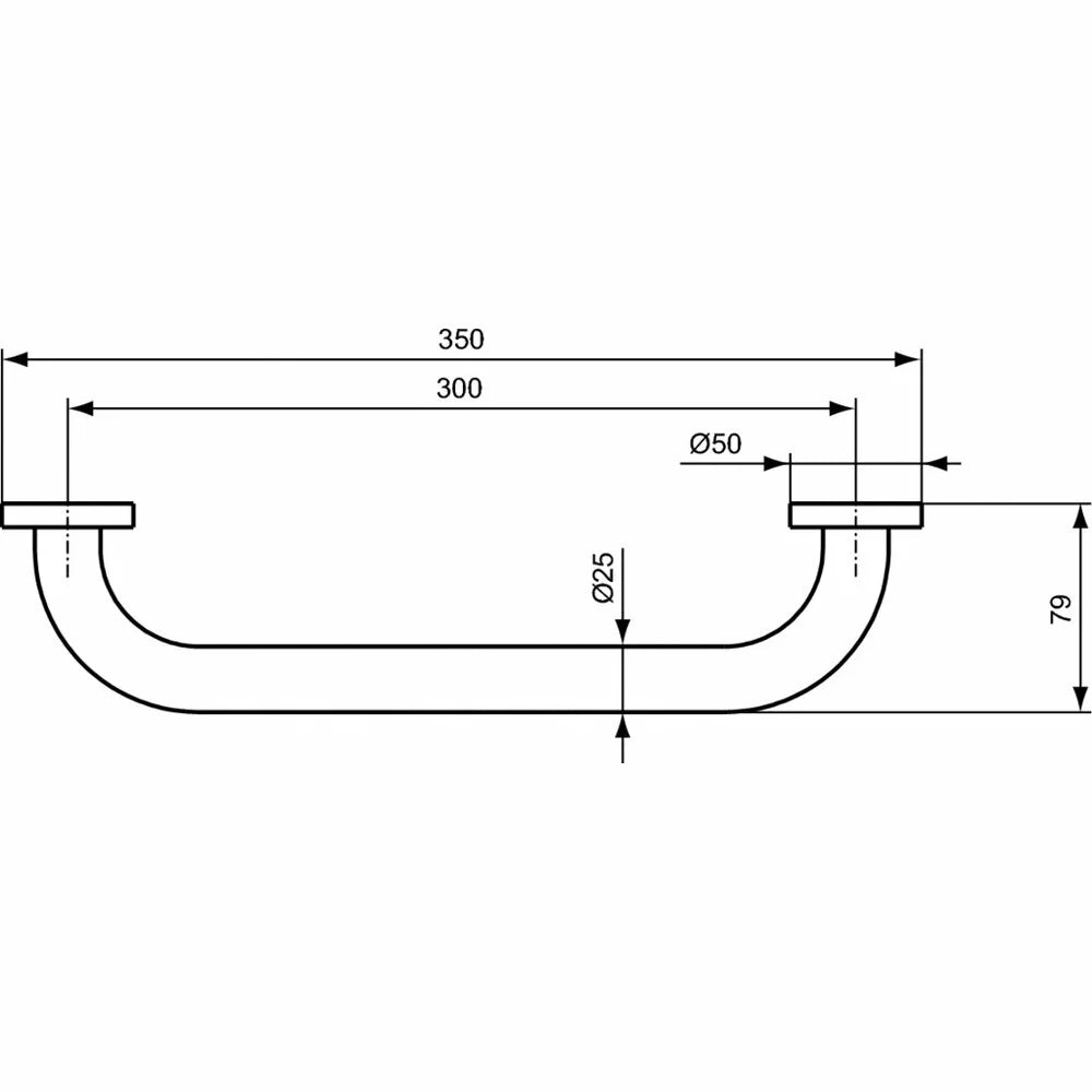Bara sustinere Ideal Standard Iom 300MM crom