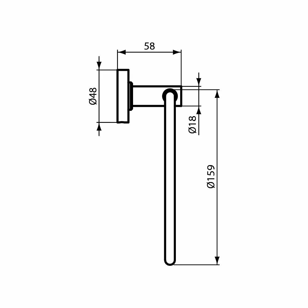 Suport prosop inelar Ideal Standard Iom crom