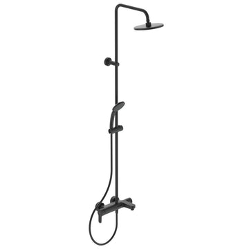 Sistem dus cerafine Ideal Standard o silk black , cap dus 200 mm, furtun idealflex 1750MM si para