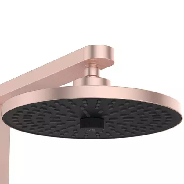 Sistem Ideal Standard dus monocomanda ceraflow alu+ , cap dus 260 mm 2 jeturi, furtun 1750MM si para 100MM 2 jeturi, rose