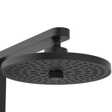 Sistem Ideal Standard dus monocomanda ceraflow alu+ , cap dus 260 mm 2 jeturi, furtun 1750MM si para 100MM 2 jeturi, silk black