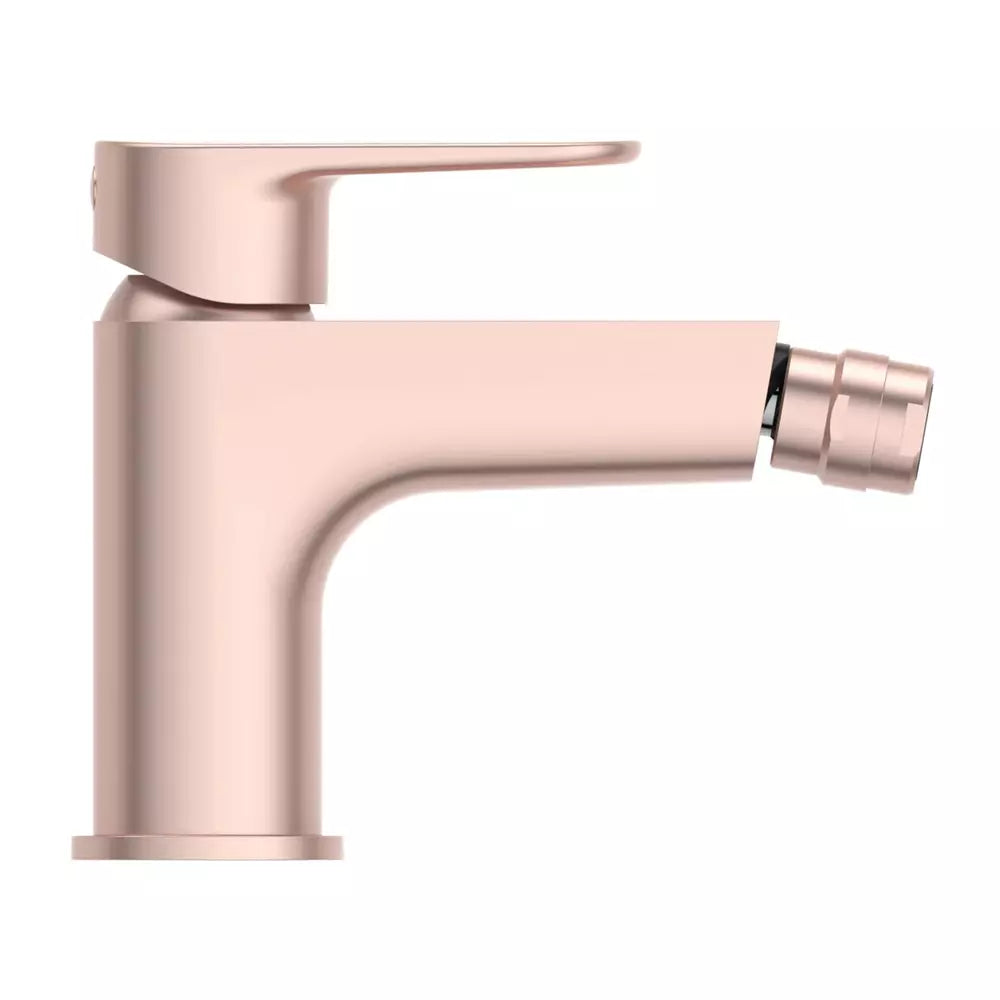 Baterie bideu Ideal Standard Cerafine o, ventil metalic click-clack, rose