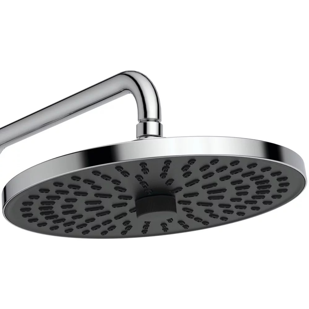 Sistem dus Ideal Standard Ceraflow 25+, cap dus 260 mm 2 jeturi, furtun 1750MM si para 100MM 2 jeturi, furtun conector 800 mm, crom (se poate conecta la orice baterie de dus )